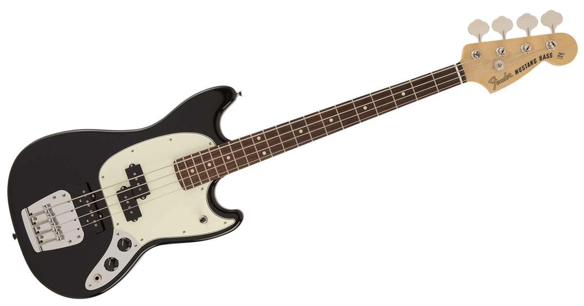 FENDER/Made in Japan Hybrid Mustang Bass Black