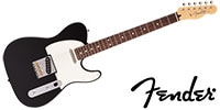 FENDER MIJ Hybrid II Telecaster Rose Black