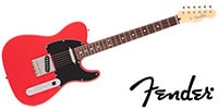 FENDER / MIJ Hybrid II Telecaster Rose Modena Red