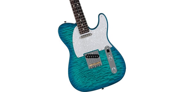 FENDER / 2024 MIJ Hybrid II Telecaster Rosewood Quilt Aquamarine画像3