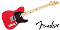 FENDER / MIJ Hybrid II Telecaster Maple Modena Red