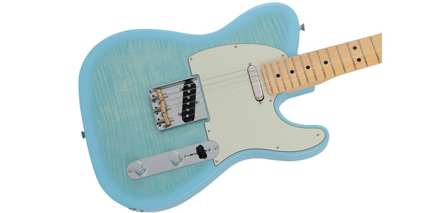 FENDER / 2024 MIJ Hybrid II Telecaster Maple Flame Celeste Blue画像4