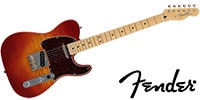 FENDER / 2024 MIJ Hybrid II Tele Flame Sunset Orange Transparent
