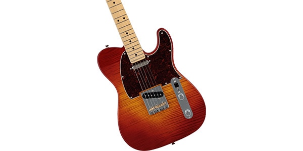 FENDER / 2024 MIJ Hybrid II Tele Flame Sunset Orange Transparent画像3