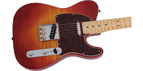 FENDER / 2024 MIJ Hybrid II Tele Flame Sunset Orange Transparent画像4