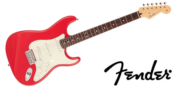 FENDER / MIJ Hybrid II Stratocaster Rose Modena Red