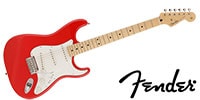 FENDER MIJ Hybrid II Stratocaster Maple Modena Red