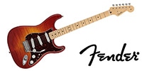 FENDER / 2024 MIJ Hybrid II Strat Flame Sunset Orange Transparent