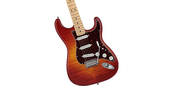 FENDER / 2024 MIJ Hybrid II Strat Flame Sunset Orange Transparent画像3