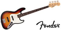 FENDER Made in Japan Hybrid II Jazz Bass 3-Color Sunburst