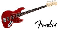 FENDER 2021 Collection MIJ Hybrid II Jazz Bass Candy Apple Red