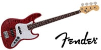 FENDER / 2024 MIJ Hybrid II Jazz Bass Rosewood Quilt Red Beryl