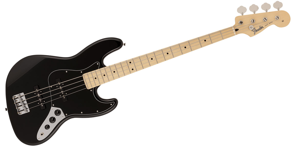 FENDER/MIJ Hybrid II Jazz Bass Maple Black