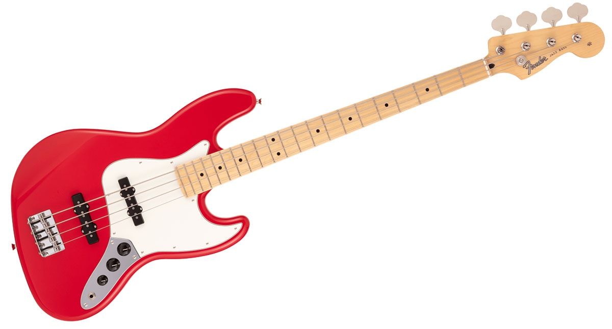 FENDER/MIJ Hybrid II Jazz Bass Maple Modena Red