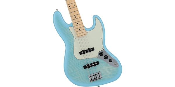 FENDER / 2024 MIJ Hybrid II Jazz Bass Maple Flame Celeste Blue画像3