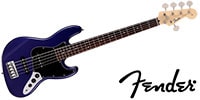 FENDER 2021 Collection MIJ Hybrid II Jazz Bass V Azurite Metallic