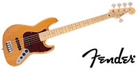 FENDER MIJ Hybrid II Jazz Bass V Vintage Natural