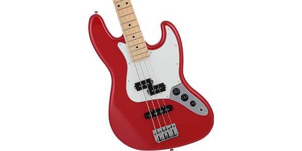 FENDER / 2024 MIJ Hybrid II Jazz Bass PJ Maple Modena Red画像3