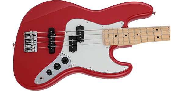 FENDER / 2024 MIJ Hybrid II Jazz Bass PJ Maple Modena Red画像4