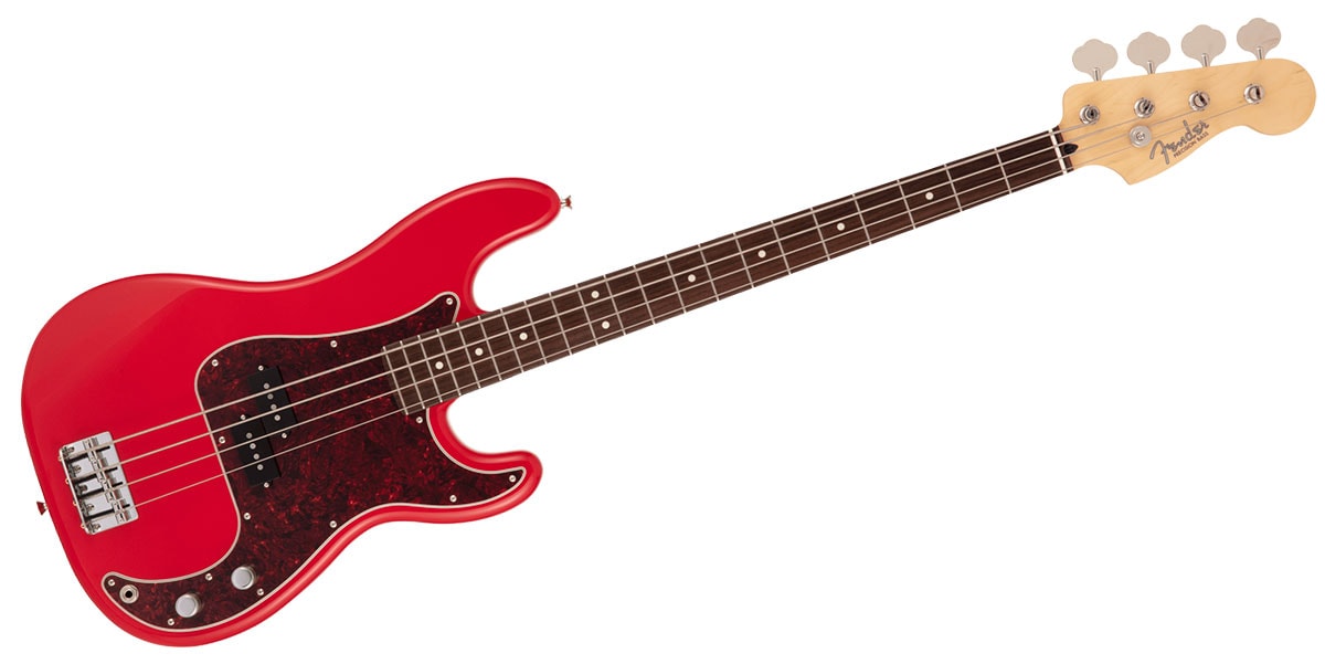 FENDER/MIJ Hybrid II P Bass Rose Modena Red