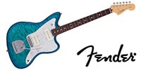 FENDER / 2024 MIJ Hybrid II Jazzmaster Rosewood Quilt Aquamarine