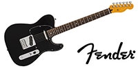 FENDER / MIJ Limited Active Modern Tele RW FB Black