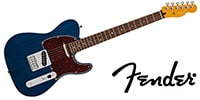 FENDER / MIJ Limited Active Modern Tele RW FB Sapphire Blue Trans
