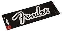 FENDER STICKER FENDER LOGO MATTE WHITE