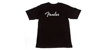 FENDER FENDER SPAGHETTI LOGO TEE, BLK, S