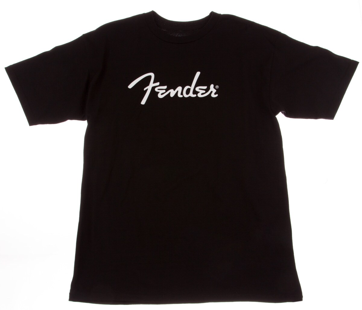 FENDER/FENDER SPAGHETTI LOGO TEE, BLK, S