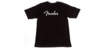 FENDER FENDER SPAGHETTI LOGO TEE, BLK, L