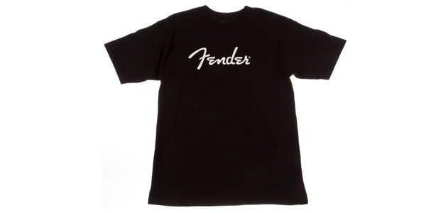 FENDER / FENDER SPAGHETTI LOGO TEE, BLK, L