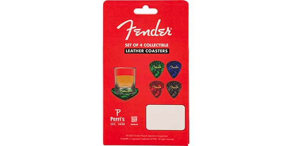 FENDER ( フェンダー )  / PICKED SHAPED LOGO 4-PK COASTER SET MU画像3