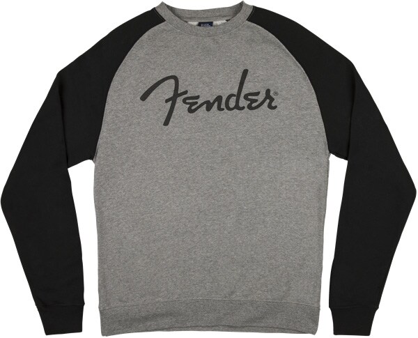 FENDER/FENDER UNISEX LOGO PULLOVER, GRY S