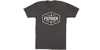 FENDER Fender Bolt Down T-Shirt‚ Charcoal‚ S