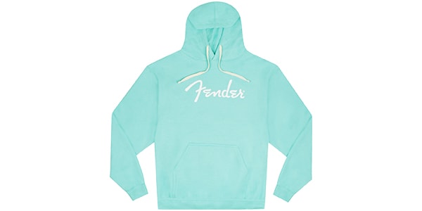 FENDER ( フェンダー )  / Fender Spaghetti Logo Hoodie, Daphne Blue, L