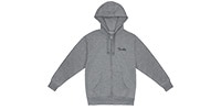 FENDER / SMALL LOGO ZIP HOODIE, ATHLETIC GRAY,M