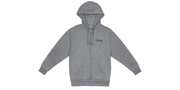 FENDER ( フェンダー )  / SMALL LOGO ZIP HOODIE, ATHLETIC GRAY,M