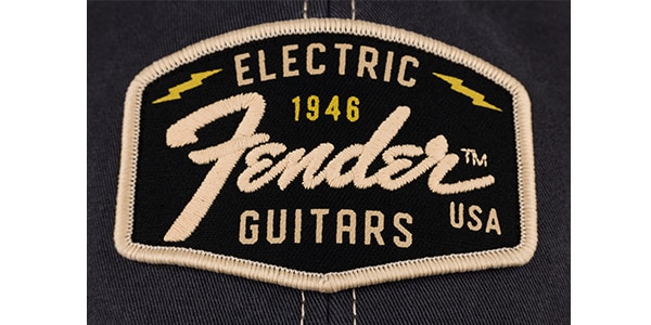 FENDER / Fender Transition Logo Patch Hat, Black/Stone One Size画像4