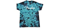 FENDER TIE DYE LOGO T-SHIRT‚ BLUE M