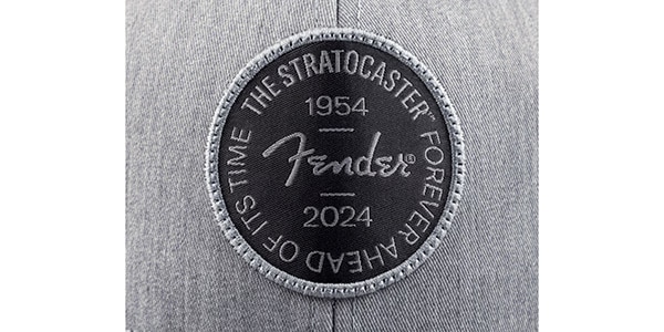 FENDER ( フェンダー )  / Stratocaster 70th Annv Badge Hat, Gray Heather, One Size画像4