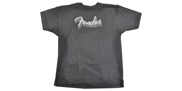 FENDER / REFLECTIVE INK T-SHIRT, CHARCOAL 2XL