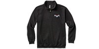 FENDER Custom Shop Half Zip Sweater, Black M