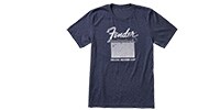 FENDER Deluxe Reverb T-Shirt, Blue S