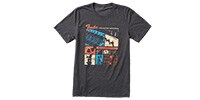 FENDER Jaguar T-Shirt‚ Drk Grey‚ S