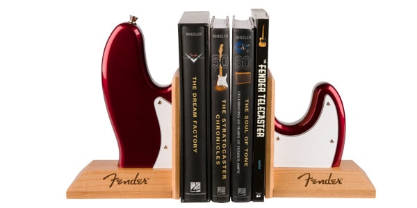 Fender ブックエンドFender Strat Body Bookends BLK新品生産