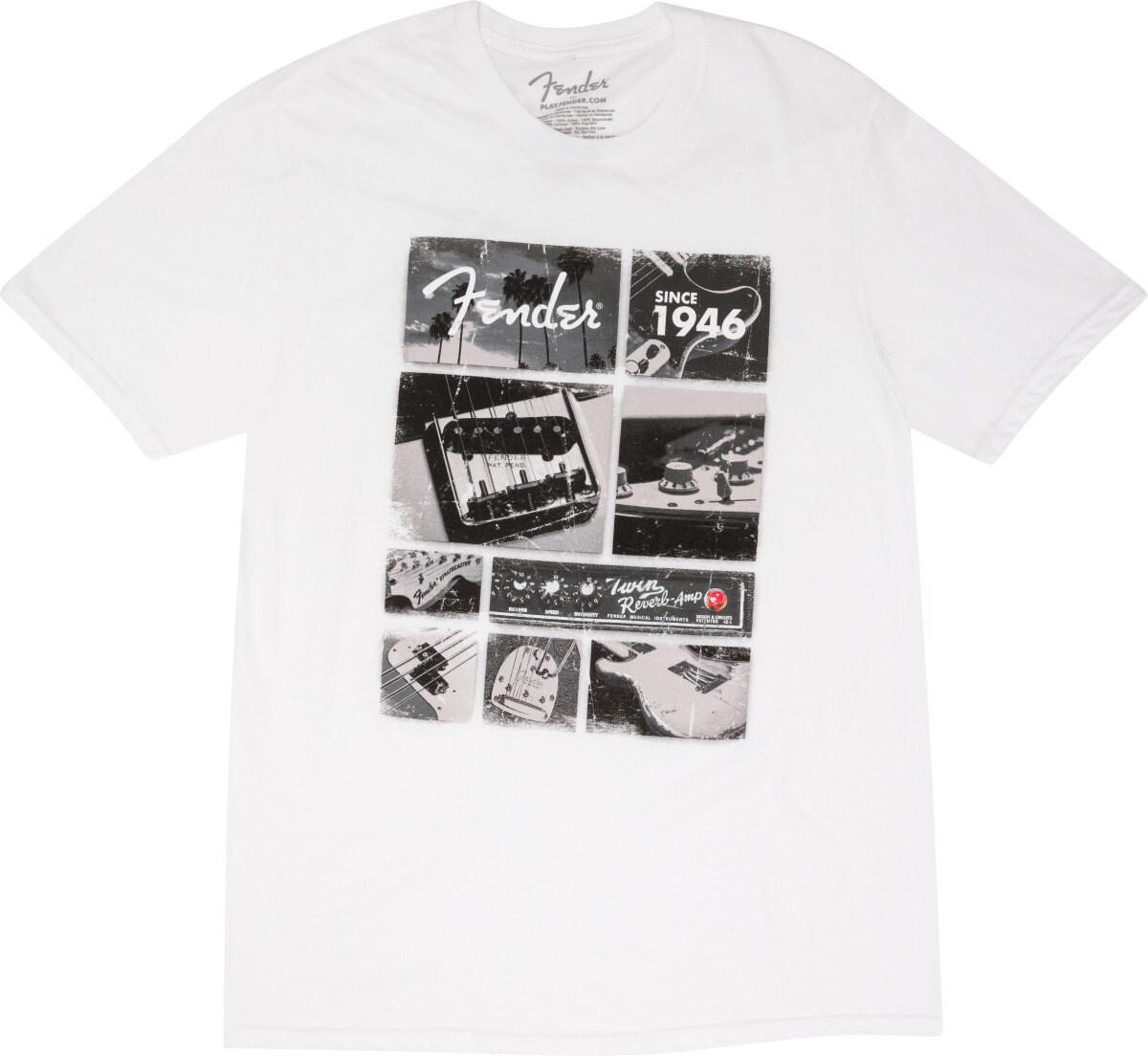 FENDER/Vintage Parts T-Shirt, White S