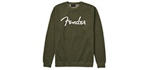 FENDER Spaghetti Logo Pullover, Army Green, S