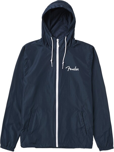 FENDER/Spaghetti Logo Windbreaker, Navy M