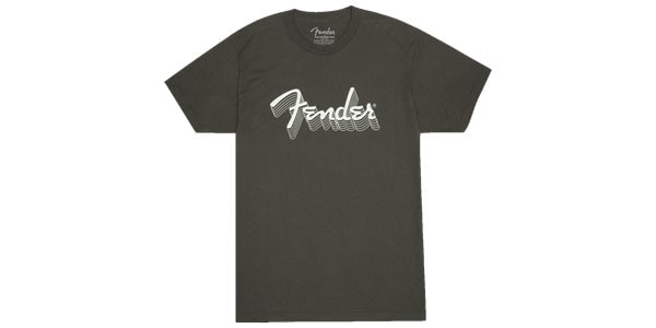 FENDER/REFLECTIVE INK T-SHIRT, CHARCOAL M